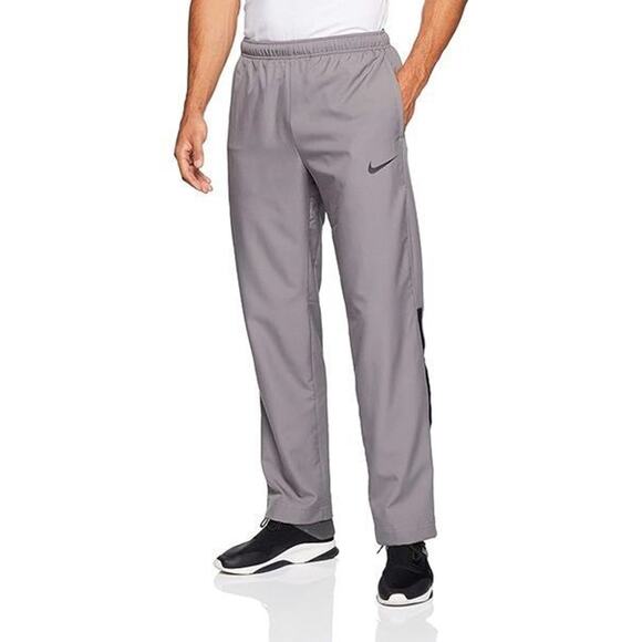 NWT Nike Dri-FIT Men's Woven Track Joggers Pants Anthracite Black Size S - Picture 1 of 6